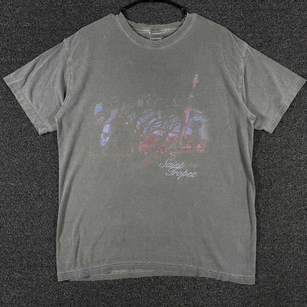 Posty Co Post Malone Hollywoods Bleeding 2019 Tour Shirt Men L Grey Saint Tropez